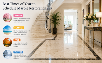 Best Times of Year to Schedule Marble Restoration in NJ